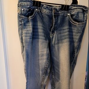 Women's Paisley Sky 18 boot cut blingy jeans